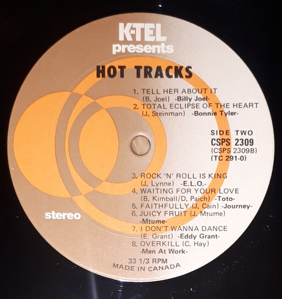 Various - Hot Tracks [Vinyl] | K-tel (TC 291) - 4