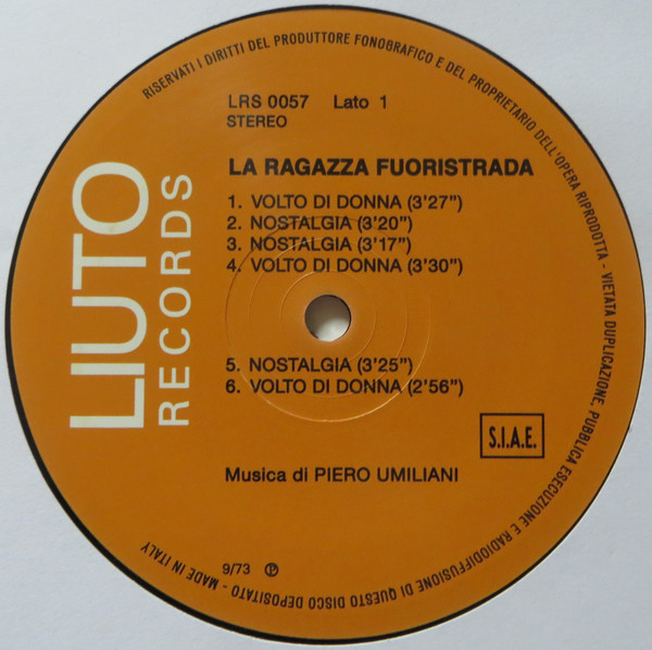Piero Umiliani - La Ragazza Fuoristrada | Schema (SCEB922 LP) - 3 Piero Umiliani - La Ragazza Fuoristrada | Schema (SCEB922 LP) - 3