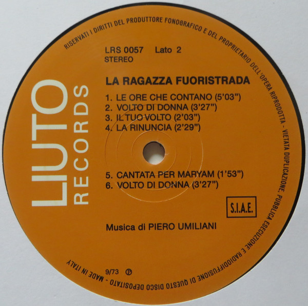 Piero Umiliani - La Ragazza Fuoristrada | Schema (SCEB922 LP) - 4 Piero Umiliani - La Ragazza Fuoristrada | Schema (SCEB922 LP) - 4