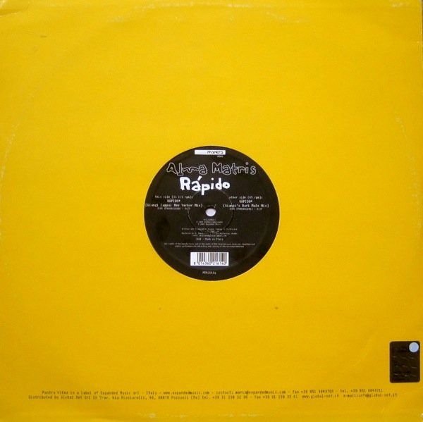 Alma Matris - Rapido | Mantra Vibes (MTR2161) - 2 Alma Matris - Rapido | Mantra Vibes (MTR2161) - 2