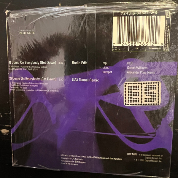 Us3 - Come On Everybody (Get Down) | Blue Note (7243 8 83631 2 9) - 2