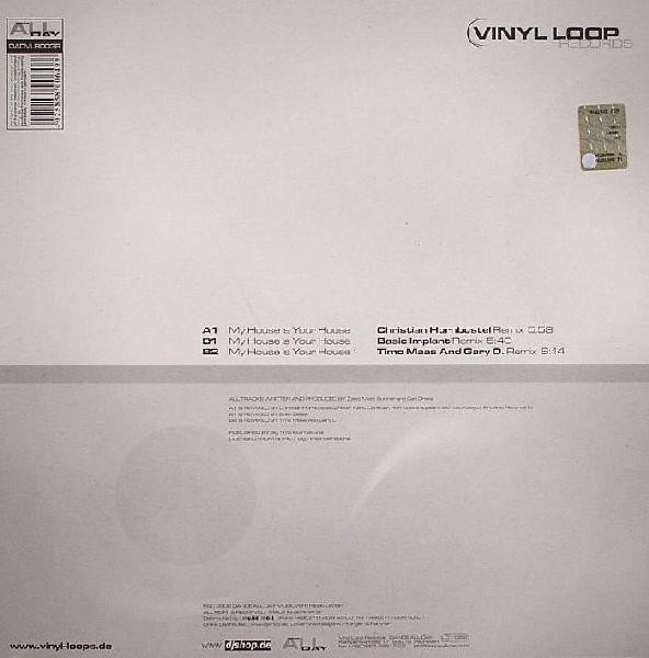 The Montini Experience - My House Is Your House 2002 (Remixes) | Vinyl Loop Records (DADVLR003R) - 3