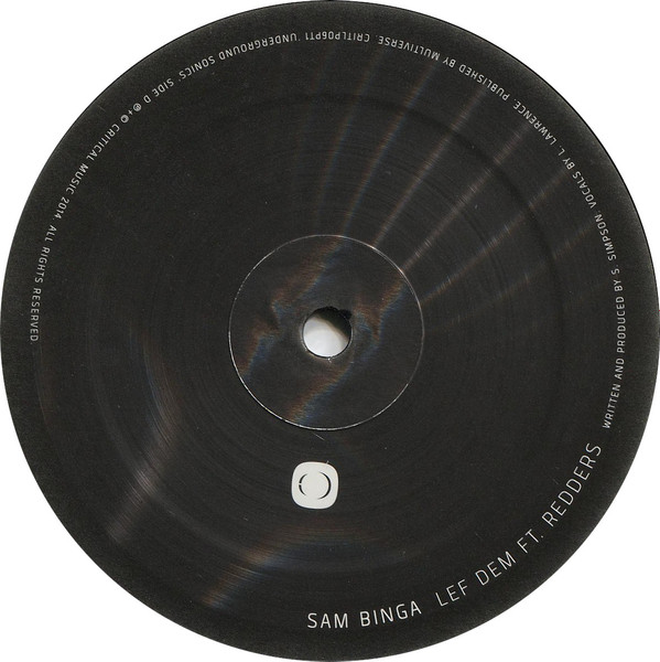 Various - Underground Sonics Part 1 | Critical Recordings (CRITLP06PT1) - 3 Various - Underground Sonics Part 1 | Critical Recordings (CRITLP06PT1) - 3