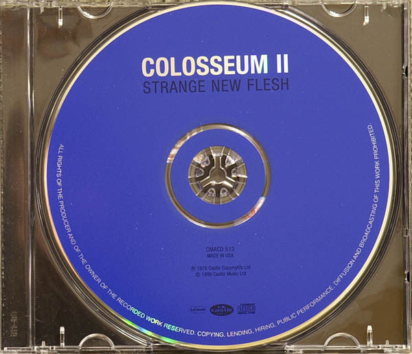 Colosseum II - Strange New Flesh CD | Castle Music (CMACD 513) - 3 Colosseum II - Strange New Flesh CD | Castle Music (CMACD 513) - 3