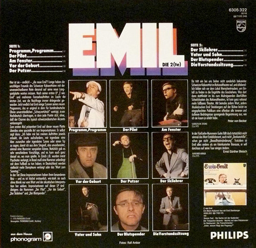Emil Steinberger - Die 2(te) | Philips (6305 322) - 2 Emil Steinberger - Die 2(te) | Philips (6305 322) - 2