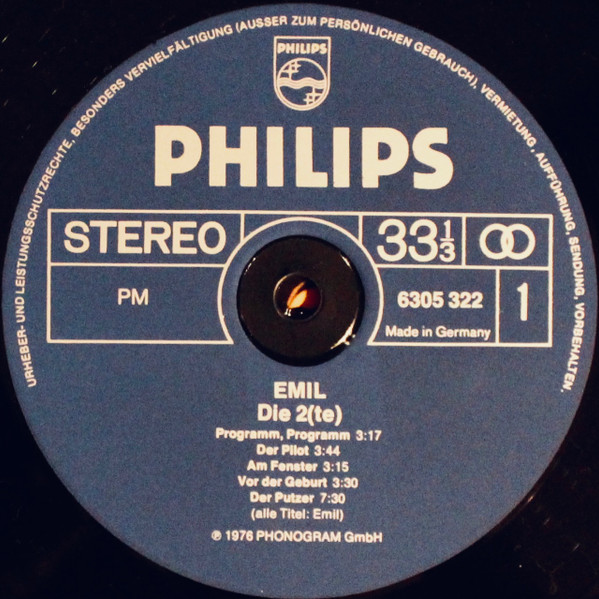 Emil Steinberger - Die 2(te) | Philips (6305 322) - 3 Emil Steinberger - Die 2(te) | Philips (6305 322) - 3