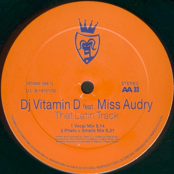DJ Vitamin D - That Latin Track | Vendetta Records (VENMX 398 N) - 2