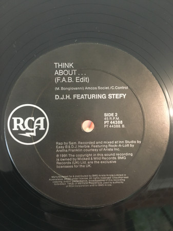 DJ H. Feat. Stefy - Think About.. (Remix) | RCA (PT 44388) - 4 DJ H. Feat. Stefy - Think About.. (Remix) | RCA (PT 44388) - 4