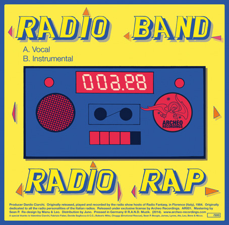 Radio Band - Radio Rap | Archeo Recordings (AR001) - 2 Radio Band - Radio Rap | Archeo Recordings (AR001) - 2