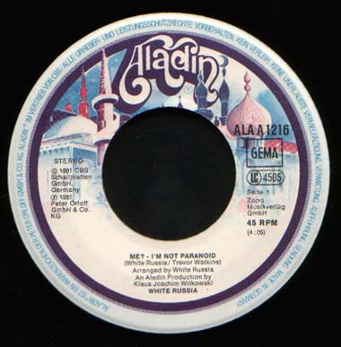 White Russia - Me? - I'm Not Paranoid | Aladin (ALA A 1216) - 3