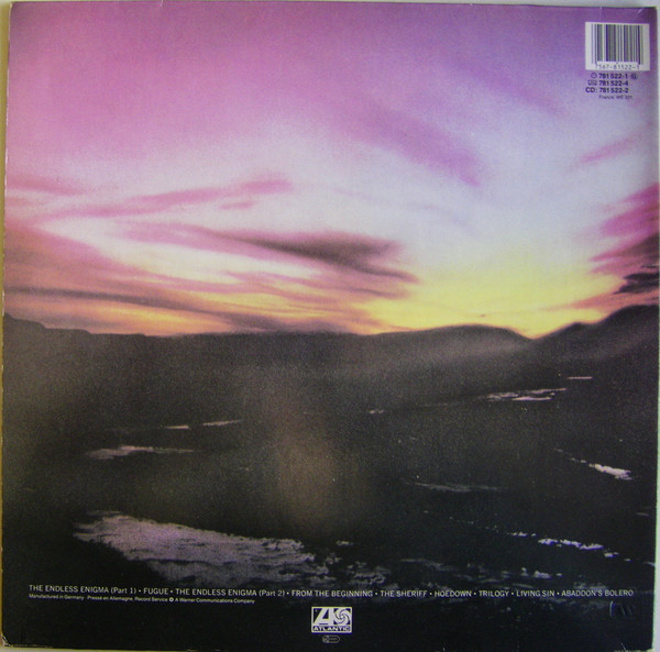 Emerson, Lake & Palmer - Trilogy | Atlantic (781 522-1) - 4