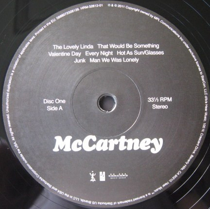 Paul McCartney - McCartney | MPL (HRM-32812-01) - 4 Paul McCartney - McCartney | MPL (HRM-32812-01) - 4