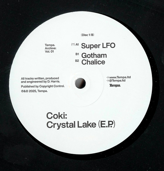 Coki - Crystal Lake EP | Tempa (Tempa.122) - 2