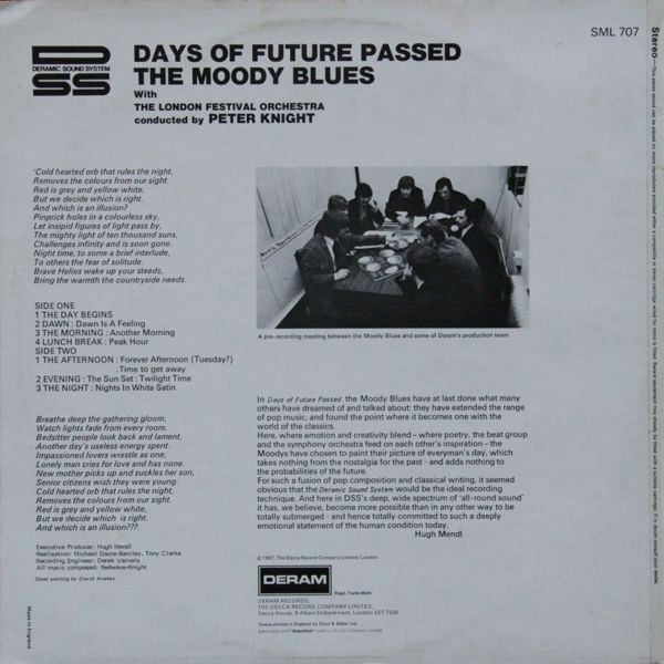 The Moody Blues With The London Festival Orchestra Conducted By Peter Knight - Days Of Future Passed | Deram (SML 707) - 2 The Moody Blues With The London Festival Orchestra Conducted By Peter Knight - Days Of Future Passed | Deram (SML 707) - 2