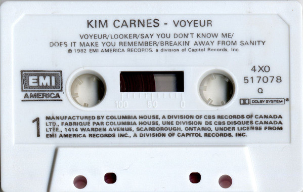 Kim Carnes - Voyeur | EMI America (4X0 517078) - 3 Kim Carnes - Voyeur | EMI America (4X0 517078) - 3