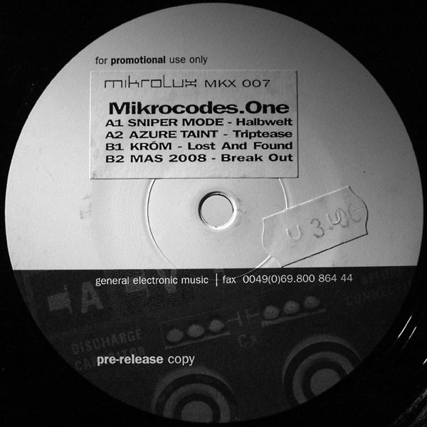 Various - Mikrocodes. One | Mikrolux (MKX 007)