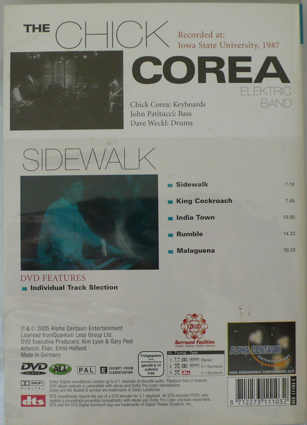 The Chick Corea Elektric Band - Sidewalk − Live At The Iowa State University 1987 | Alpha Centauri Entertainment (ACE 11103 C) - main The Chick Corea Elektric Band - Sidewalk − Live At The Iowa State University 1987 | Alpha Centauri Entertainment (ACE 11103 C) - main