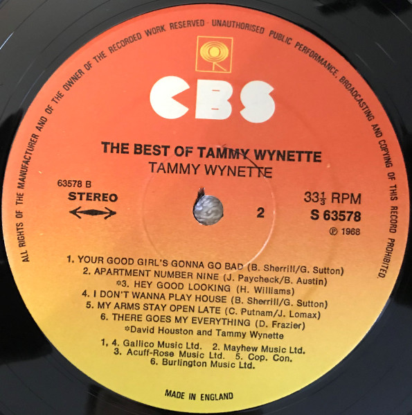 The Best Of Tammy Wynette (Featuring: Stand By Your Man)