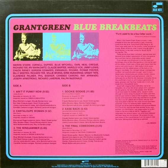 Grant Green - Blue Breakbeats | Blue Note (7243 4 94705 1 4) - 2