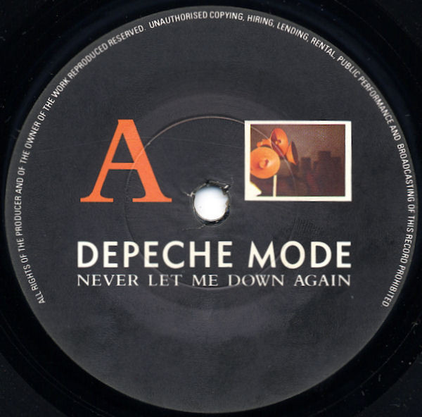 Depeche Mode - Never Let Me Down Again | Mute (BONG 14) - 3