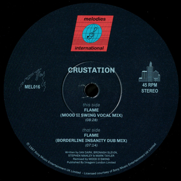 Crustation - Flame | Melodies International (MEL016)