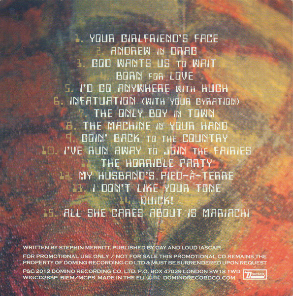 The Magnetic Fields - Love At The Bottom Of The Sea | Domino (WIGCD285P) - 2