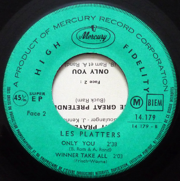 The Platters - My Prayer | Mercury (14.179) - 4 The Platters - My Prayer | Mercury (14.179) - 4