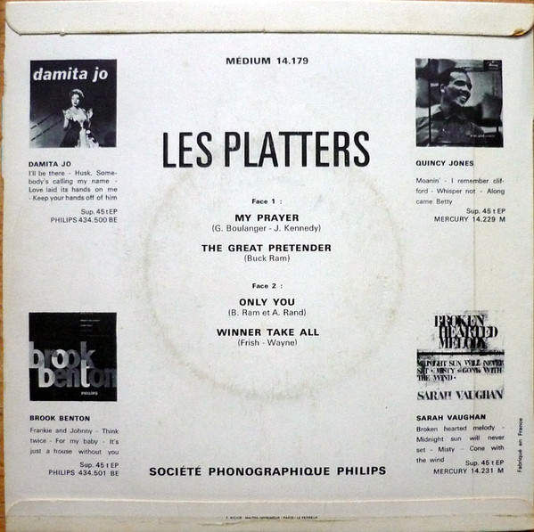 The Platters - My Prayer | Mercury (14.179) - 2 The Platters - My Prayer | Mercury (14.179) - 2