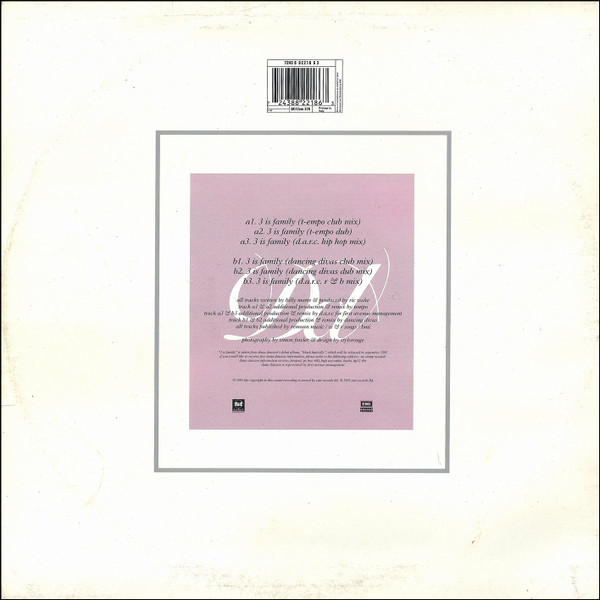 Dana Dawson - 3 Is Family | EMI United Kingdom (7243 8 82218 6 3)