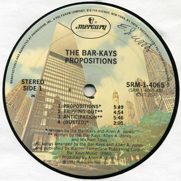 Bar-Kays - Propositions | Mercury (SRM-1-4065) - 3