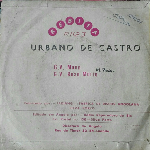 Urbano De Castro - G.V. Mona / G.V. Rosa Maria | Rebita (R:1123) - 2