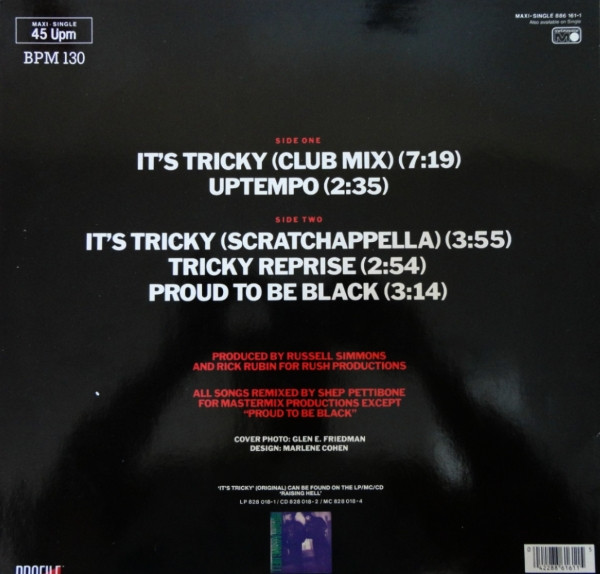 Run-DMC - It's Tricky (And More) (Remix) | Metronome (886 161-1) - 2