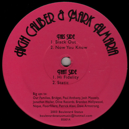 High Caliber & Mark Almaria - Black Out | Boulevard Status (BS001) - 2