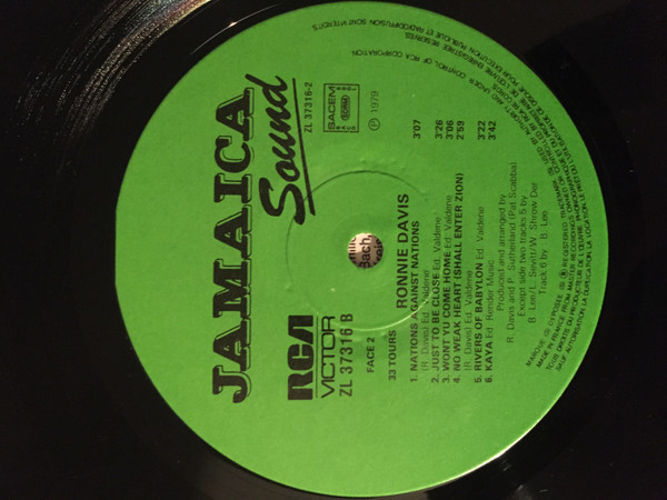 Ronnie Davis - Sings For You And I | RCA (ZL37316) - 4 Ronnie Davis - Sings For You And I | RCA (ZL37316) - 4