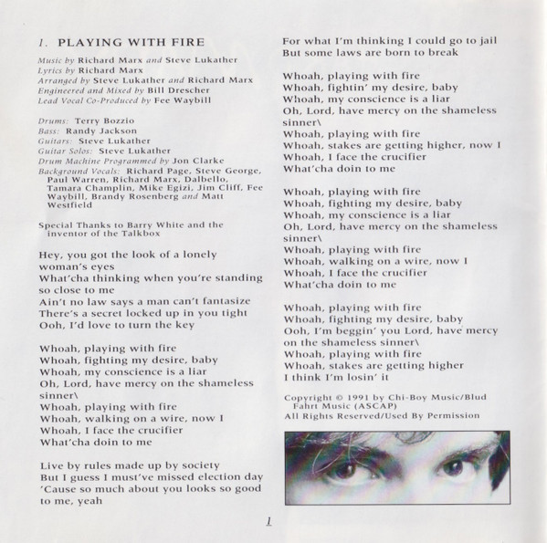 Richard Marx - Rush Street | Capitol Records (CDP 7 95874 2) - 4