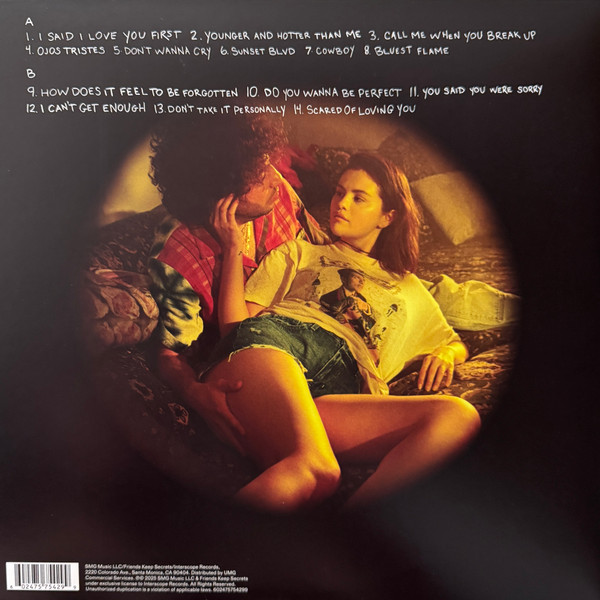 Selena Gomez & Benny Blanco - I Said I Love You First | Interscope Records (602475694205) - 2 Selena Gomez & Benny Blanco - I Said I Love You First | Interscope Records (602475694205) - 2
