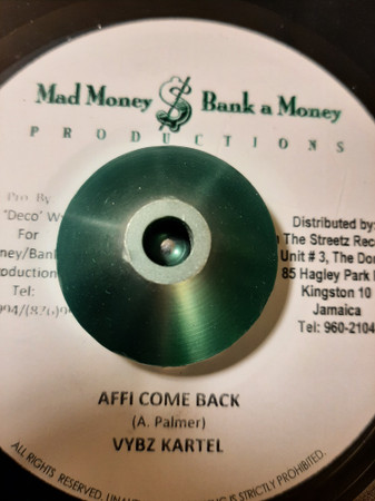 Vybz Kartel - Affi Come Back | Mad Money $ Bank A Money Production (none) - 2