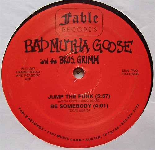 Bad Mutha Goose And The Brothers Grimm - Be Somebody | Fable Records (FR-41188) - 4