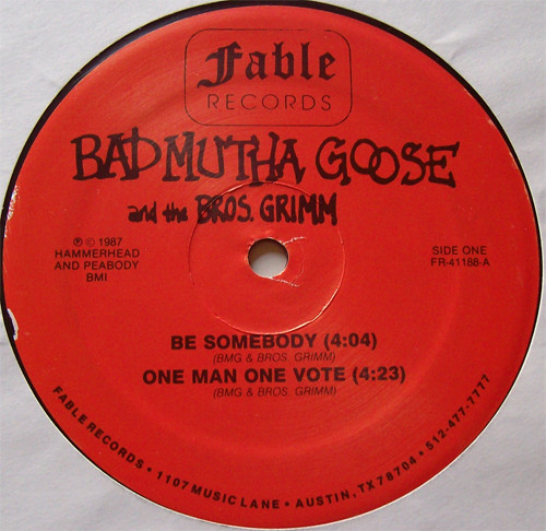 Bad Mutha Goose And The Brothers Grimm - Be Somebody | Fable Records (FR-41188) - 3