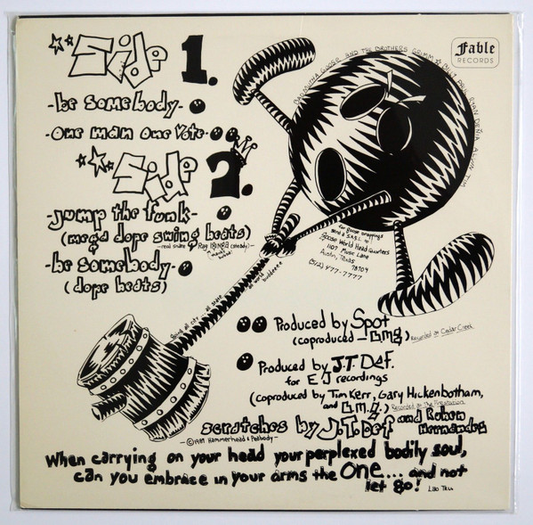 Bad Mutha Goose And The Brothers Grimm - Be Somebody | Fable Records (FR-41188) - 2