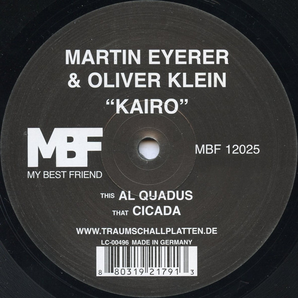 Martin Eyerer & Oliver Klein - Kairo | My Best Friend (MBF 12025) - main