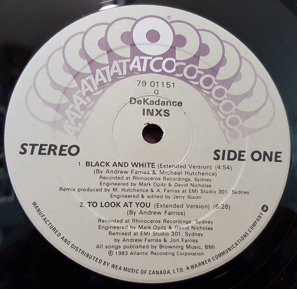INXS - Dekadance | ATCO Records (79 01151) - 3 INXS - Dekadance | ATCO Records (79 01151) - 3