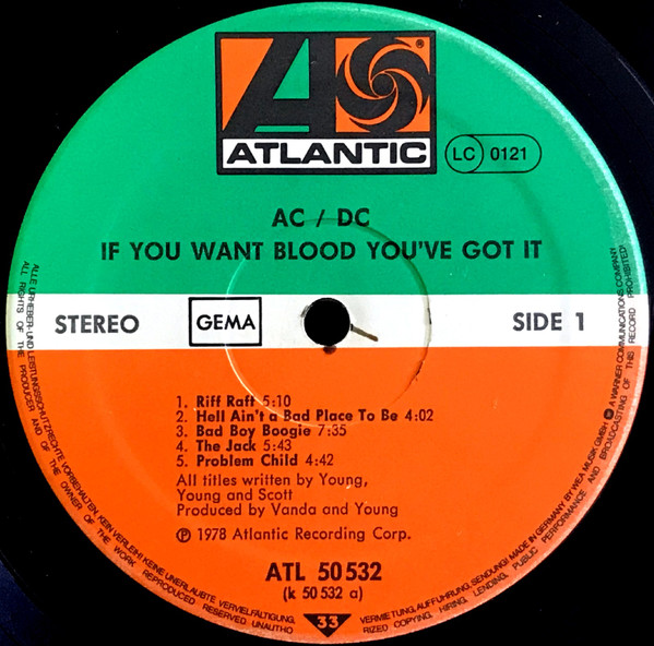 AC/DC - If You Want Blood You've Got It | Atlantic (ATL 50 532) - 3