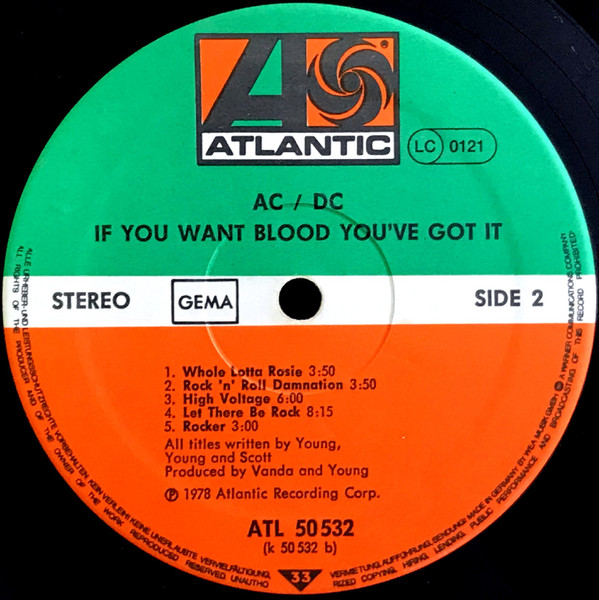 AC/DC - If You Want Blood You've Got It | Atlantic (ATL 50 532) - 4