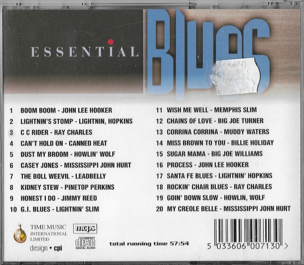 Various - Essential Blues | Time Music International Limited (TMI713) - 2 Various - Essential Blues | Time Music International Limited (TMI713) - 2