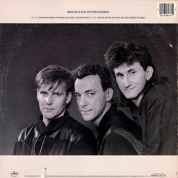 Rush - Grace Under Pressure | Mercury (818 476-1 M-1) - 2 Rush - Grace Under Pressure | Mercury (818 476-1 M-1) - 2