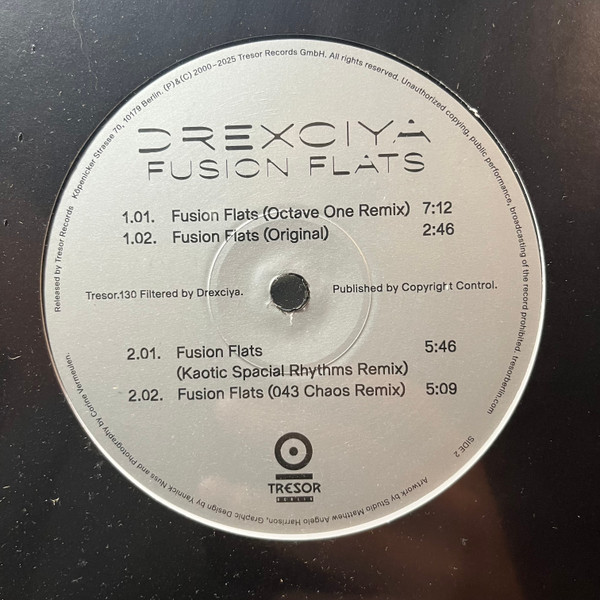 Drexciya - Fusion Flats | Tresor (Tresor.130) - 2