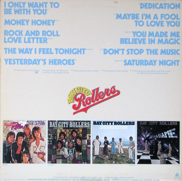 Bay City Rollers - Greatest Hits | Arista (AB 4158) - 2