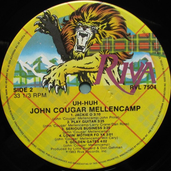 John Cougar Mellencamp - Uh-Huh | Riva (RVL 7504) - 4
