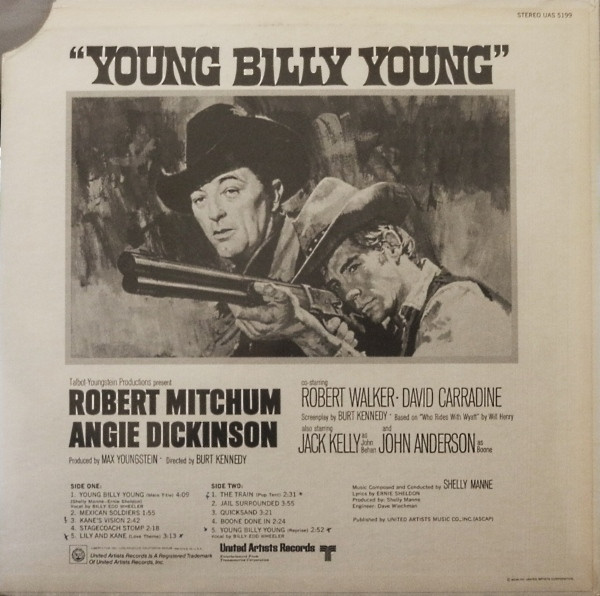 Shelly Manne - Young Billy Young - Original Motion Picture Score | United Artists Records (UAS 5199) - 2 Shelly Manne - Young Billy Young - Original Motion Picture Score | United Artists Records (UAS 5199) - 2